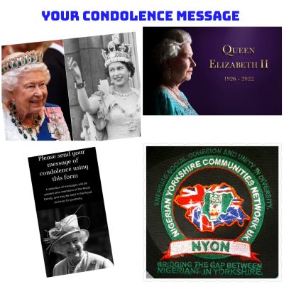HER MAJESTY CONDOLENCE MESSAGE